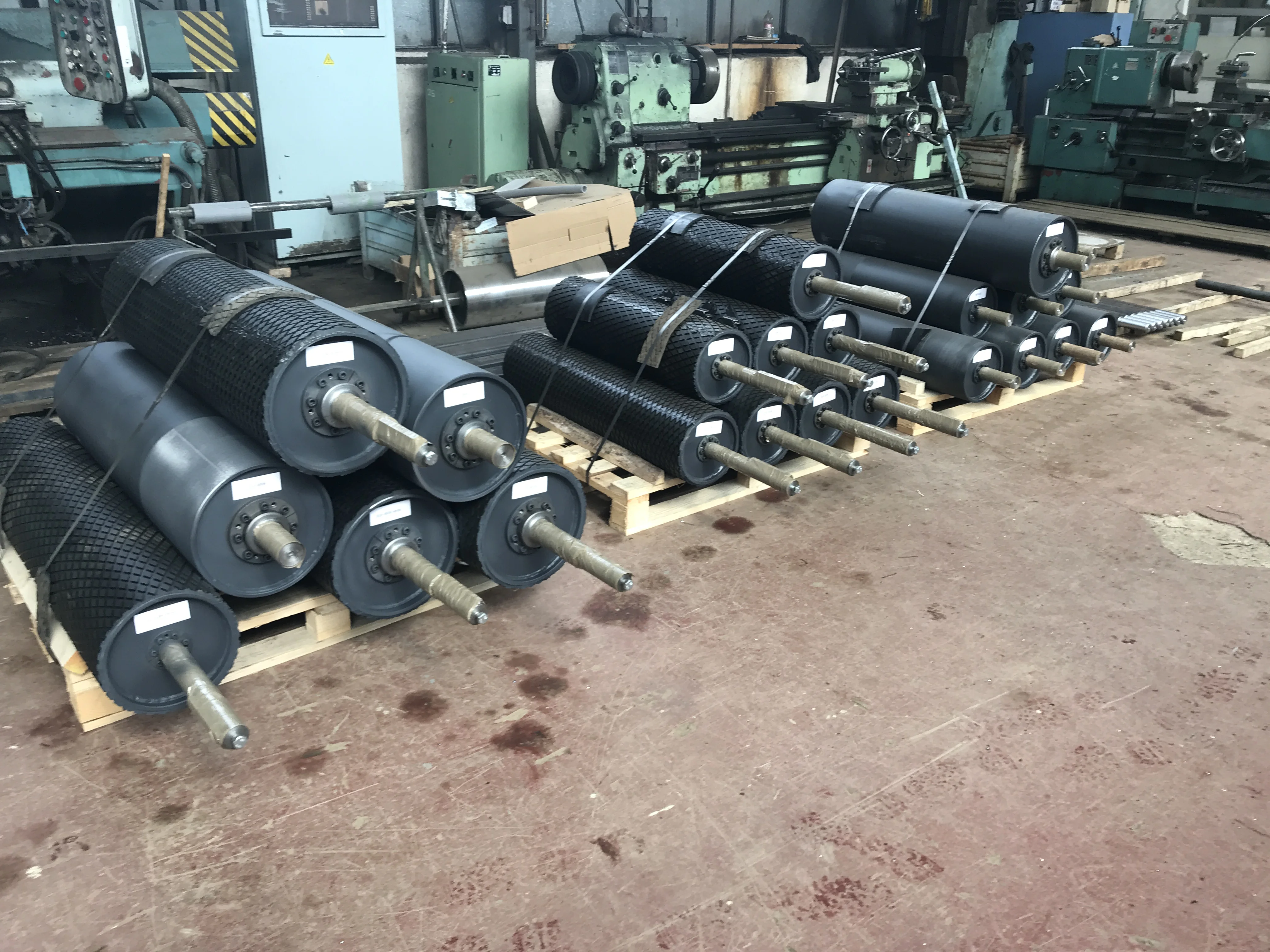 Výroba bubnov pre dopravníky