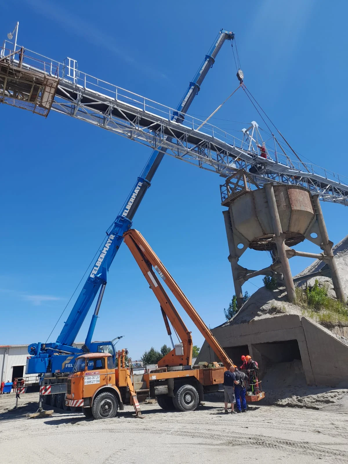 Pásový dopravník ROLLER - realizácia 12 - modulárna konštrukcia pre sypké materiály