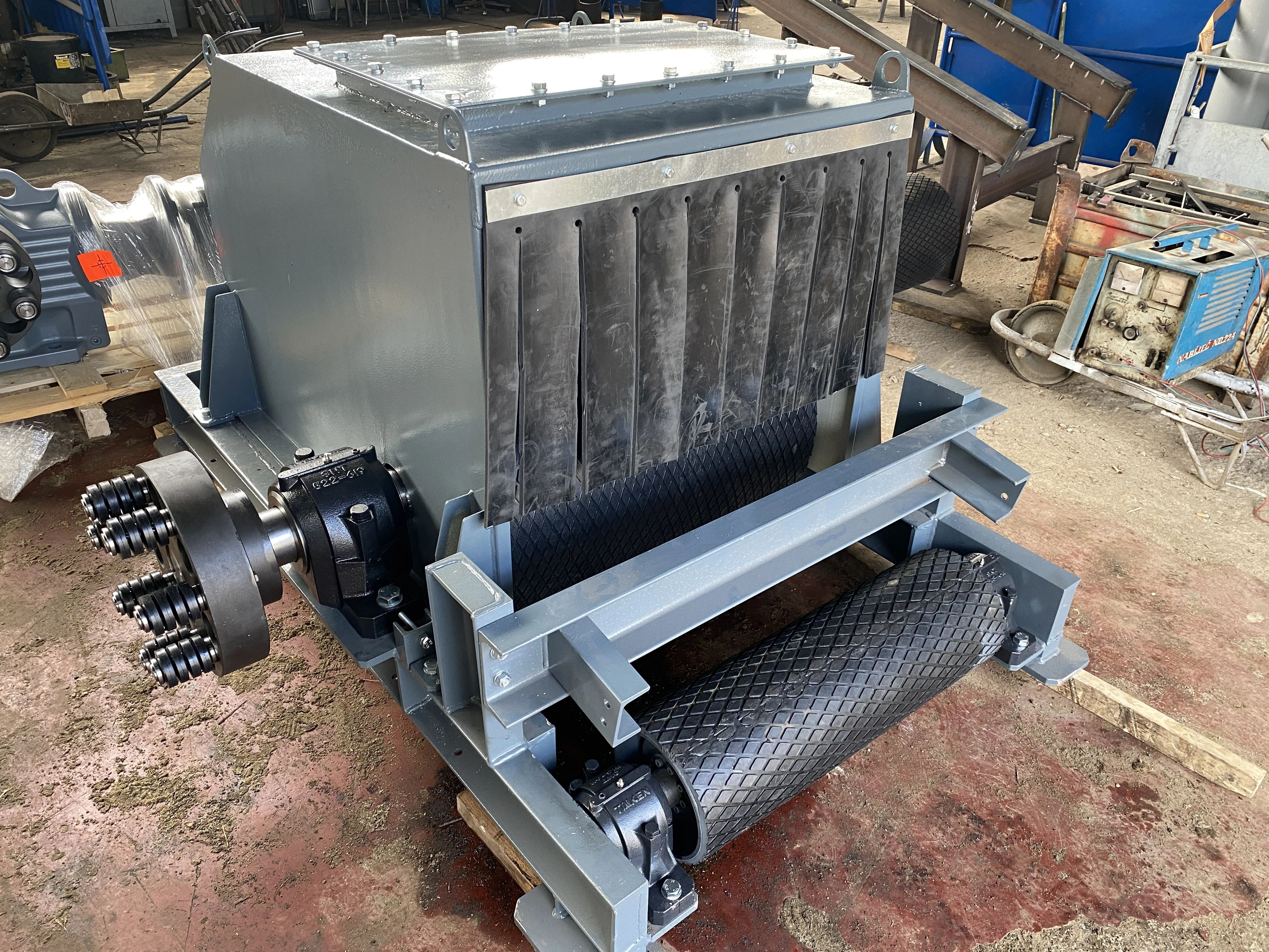 Pásový dopravník ROLLER - realizácia 5 - modulárna konštrukcia pre sypké materiály